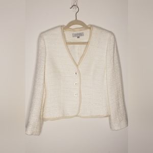 Tahari-Arthur S. Levine Blazer Winter White